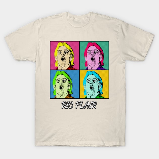 Ric Flair Pop Art Style T-Shirt by ArtGaul